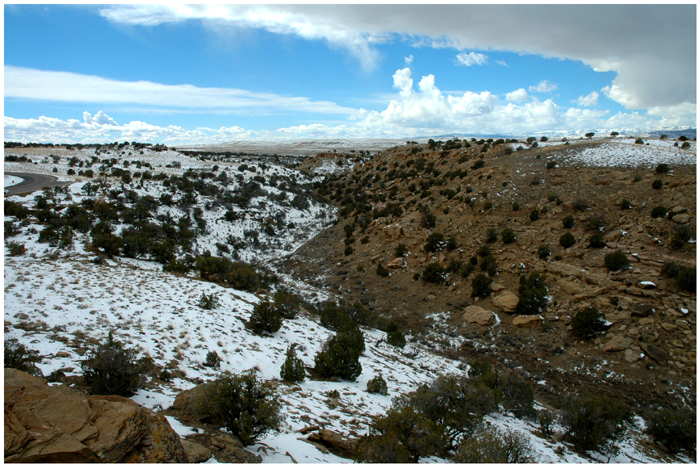 Snow in the Desert