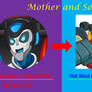 Quickshadow and Hot Shot as mother and son