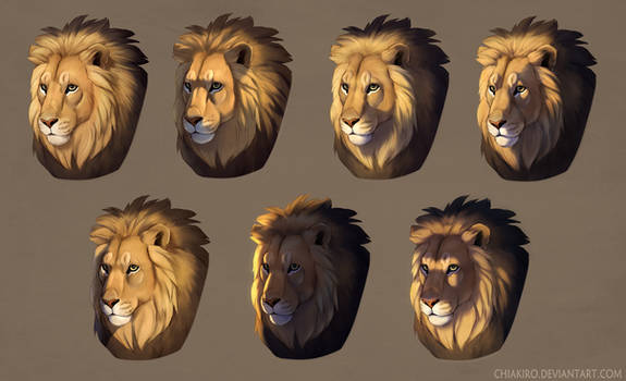 Lit lions