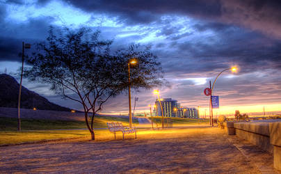 Sunset at Tempe Beach Park