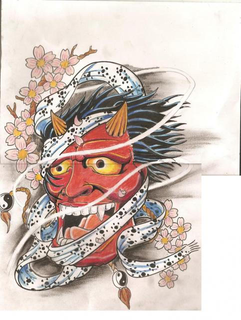 kabuki mask by tonywave33 on DeviantArt