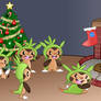 Christmas: Chespin Roasting By An Open Fire