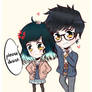chibi couple commisison for cindy from twitter!