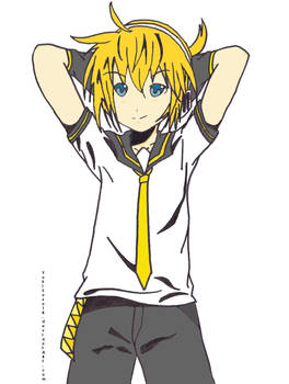 Len Kagamine -coloured-