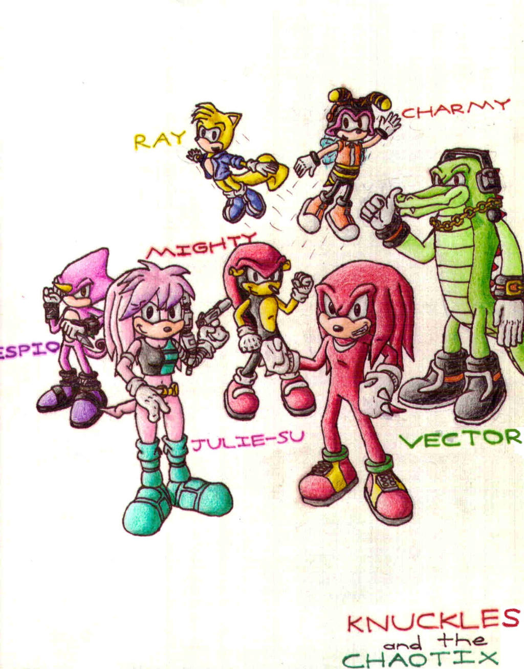 Knuckles and the Chaotix