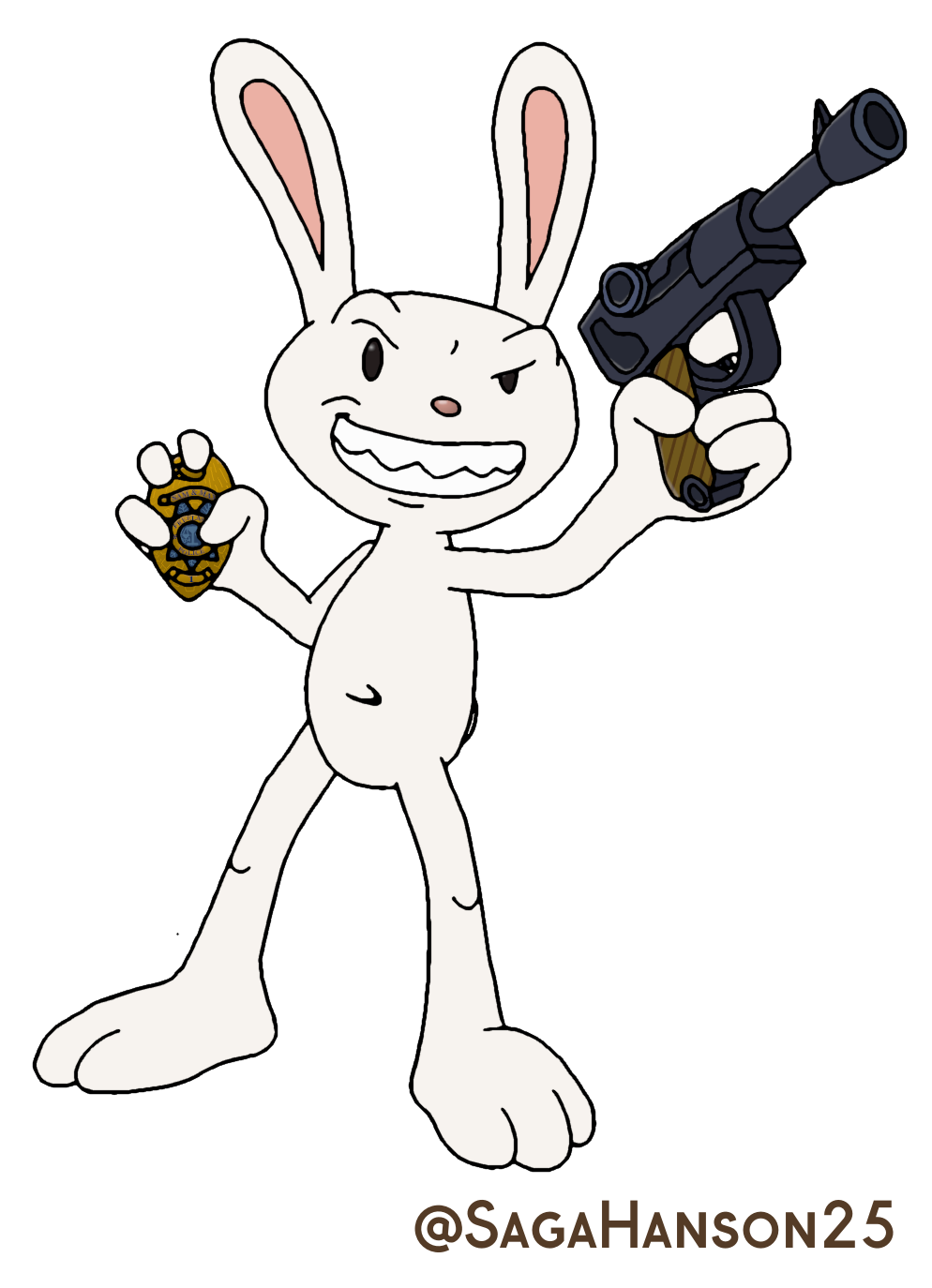 Hyperactive Cartoon Caracter Rabbit Run The Hyperactive, Trigger-Happy Rabbit by SagaHanson25 on DeviantArt