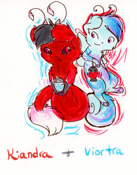 The Two Lanterns: Kiandra and Viortra