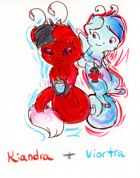 The Two Lanterns: Kiandra and Viortra