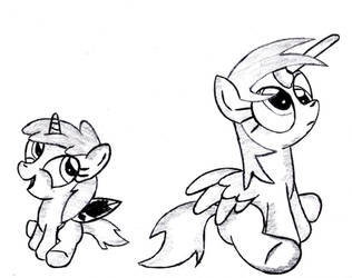 derpy hooves and dinky doo