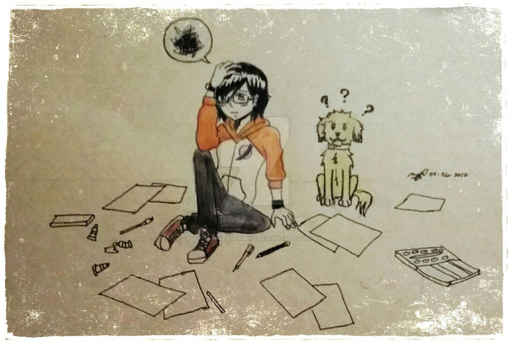 Stuck On Question Deviantart Stuck by MusicLoverMiko on DeviantArt