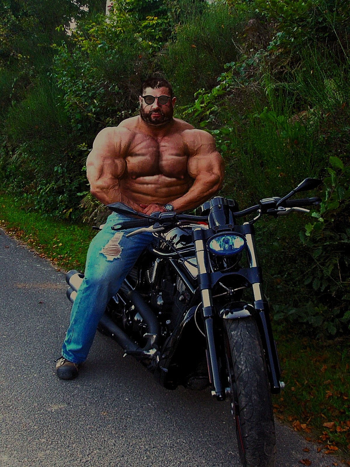 Muscle Rider Pfp On my bike by supermusclor on DeviantArt