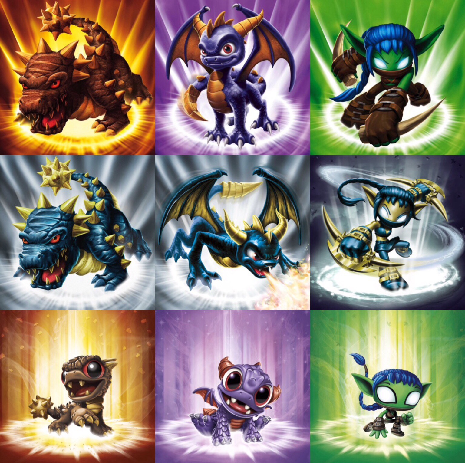 Random Skylander My 3 favourite version of Skylanders by Dinorex50 on DeviantArt