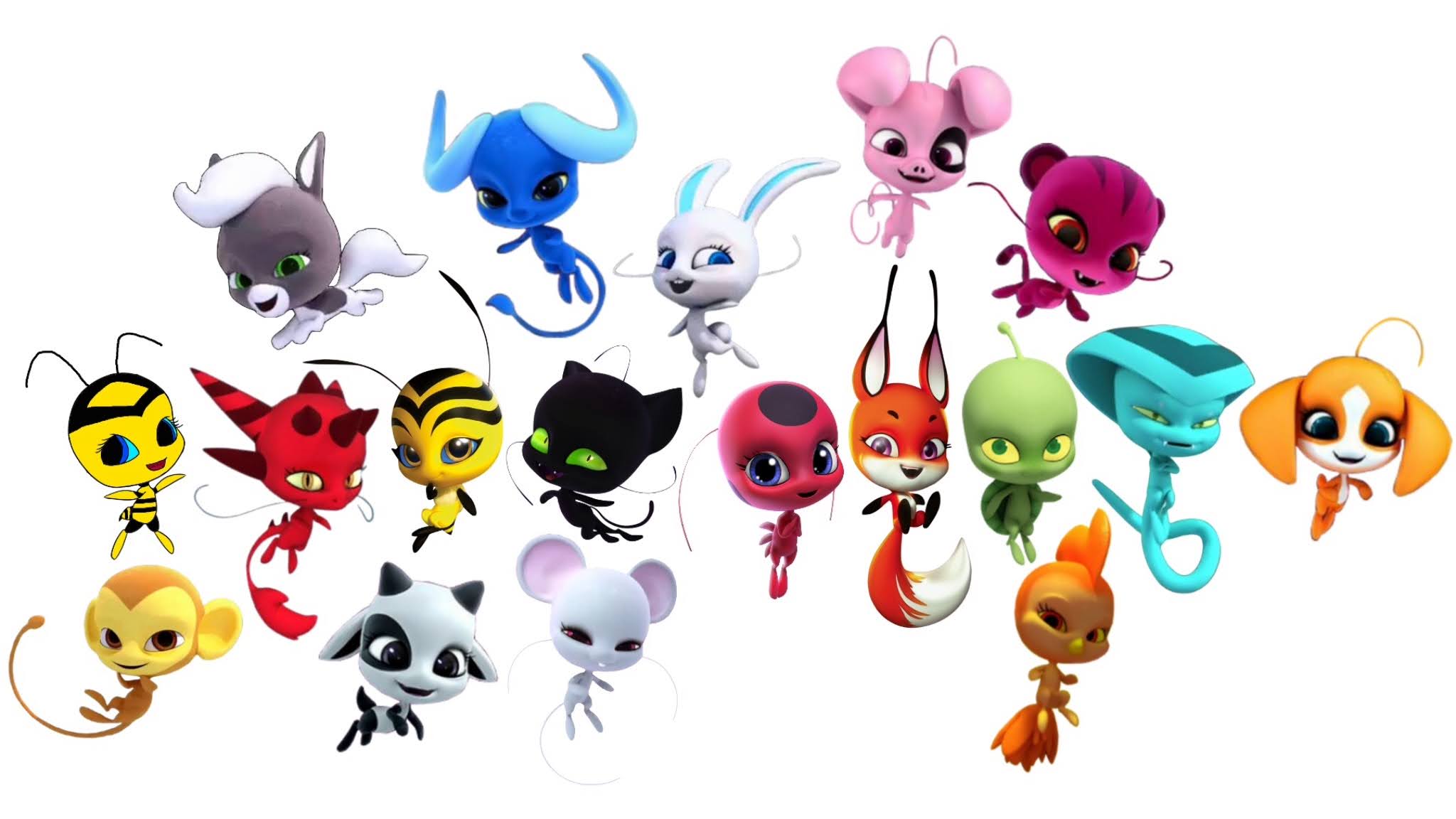 ZAG STORE Miraculous Ladybug Stickers Kwamis | studiosixsound.co.za