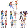 Ash and Girl Companions