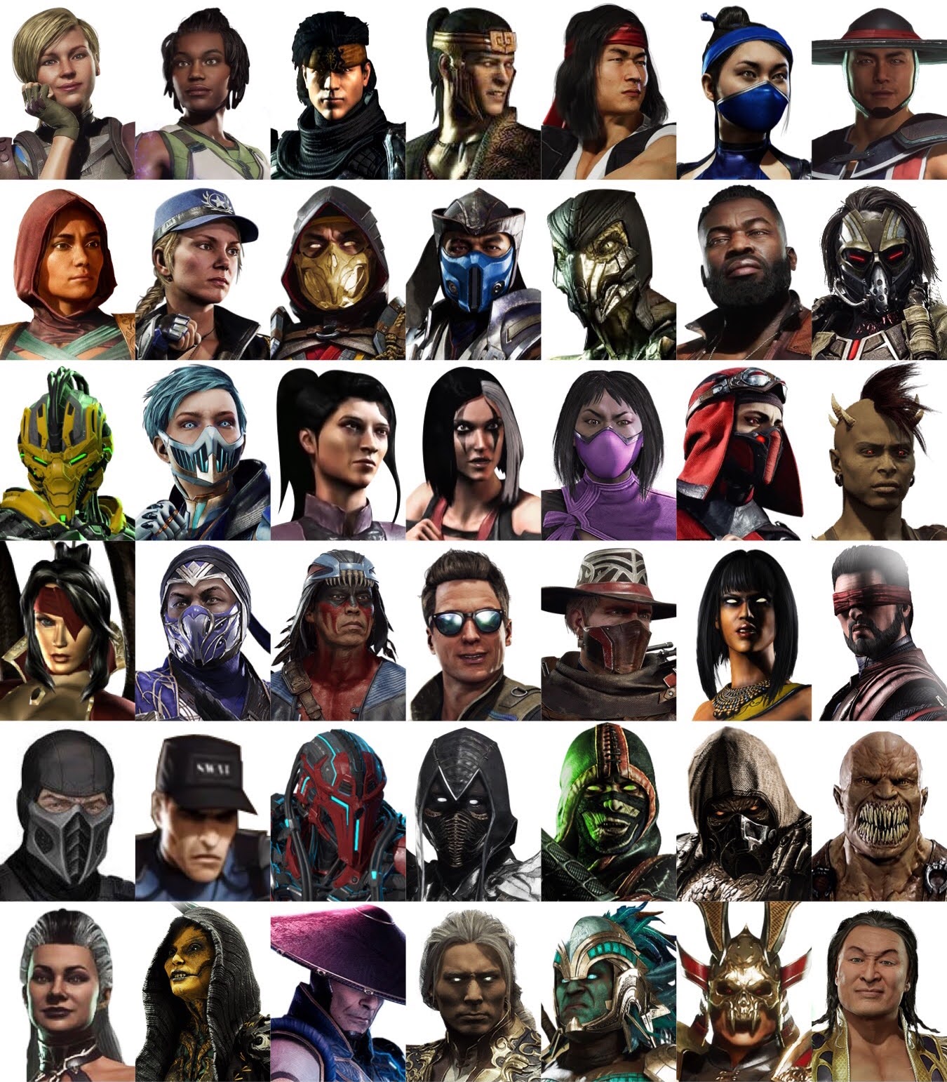 Mortal Kombat 9, X, 11 Characters by MnstrFrc on DeviantArt