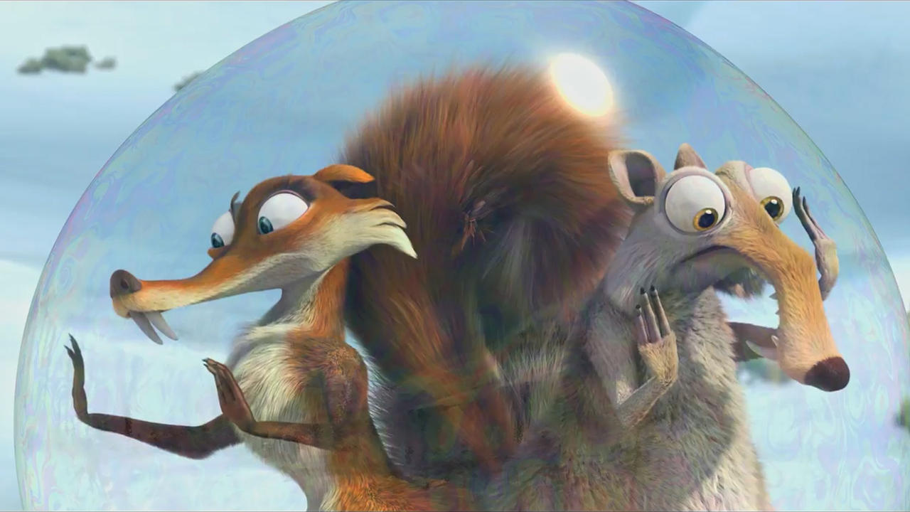 Scrat Style scratina and scrat in bubble by Cheyen128XP on DeviantArt