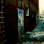 Oh, the alley's flooding.