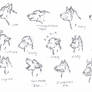 Wolf Haven Emotion Sketches