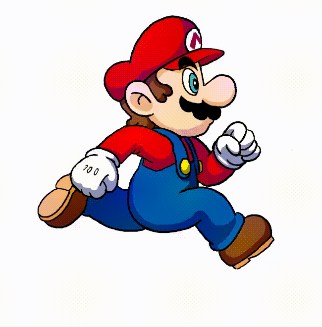 Mario Run Graphics Super Mario is running by DerGamer0 on DeviantArt