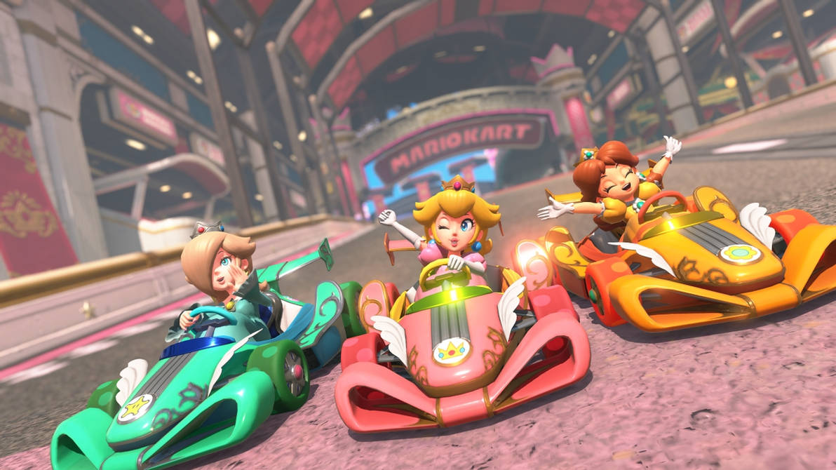 Peach Daisy And Rosalina In Mario Kart World By DerGamer0 On DeviantArt peach-daisy-and-rosalina-in-mario-kart-world-by-dergamer0-on-deviantart