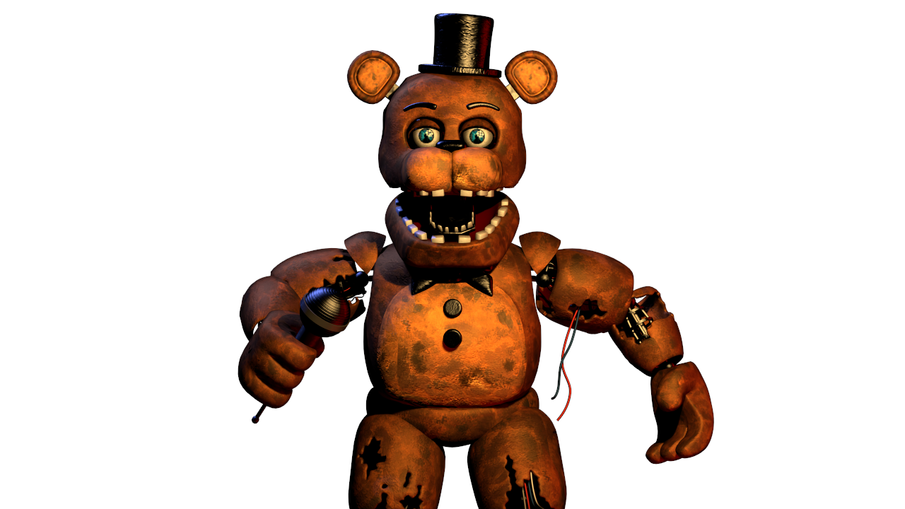 FNaF 2 Withered Freddy c4D Render by puchaolxd on DeviantArt