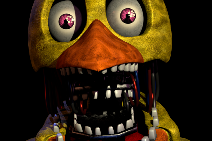 BLENDER FNAF] Withered chica custom night by springyt on DeviantArt