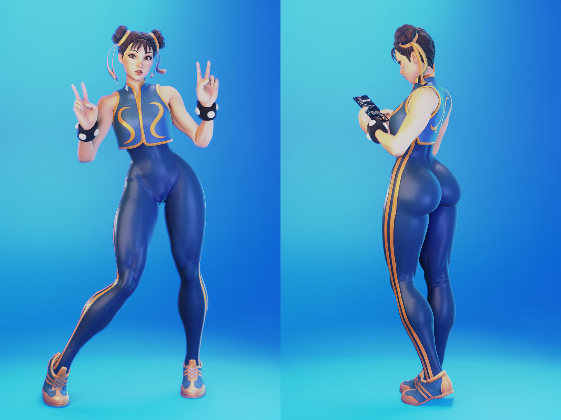[FORTNITE] Chun-li Track Suit (THICC mod) by SockpoppetDraws on DeviantArt