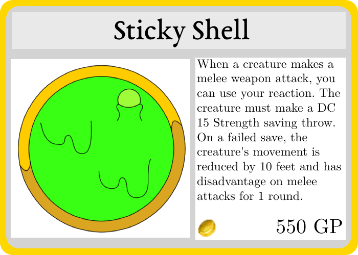 Shieldtember - Sticky Shell by GreenStarArtwork on DeviantArt