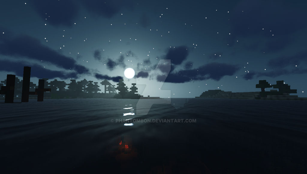 Minecraft Night Sky by PhantomBon on DeviantArt