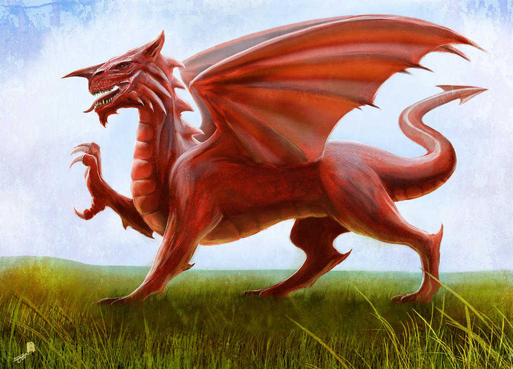 Welsh Flag - The Red Dragon