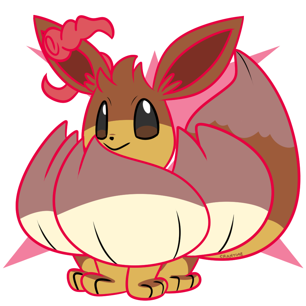 Gigantamax Eevee by CRANTIME on DeviantArt