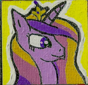 Princess Cadence Mini Canvas Magnet / Pin