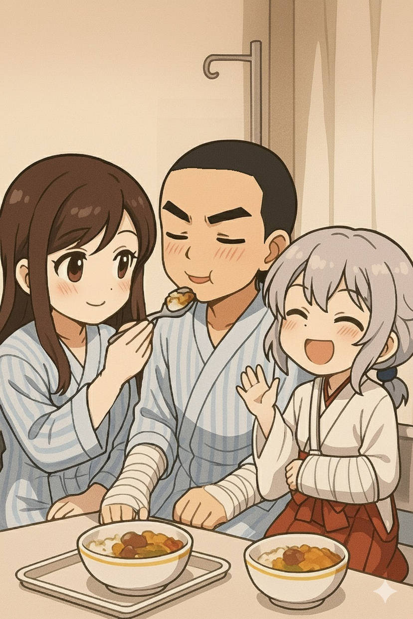 Yugiri feeding Hansi