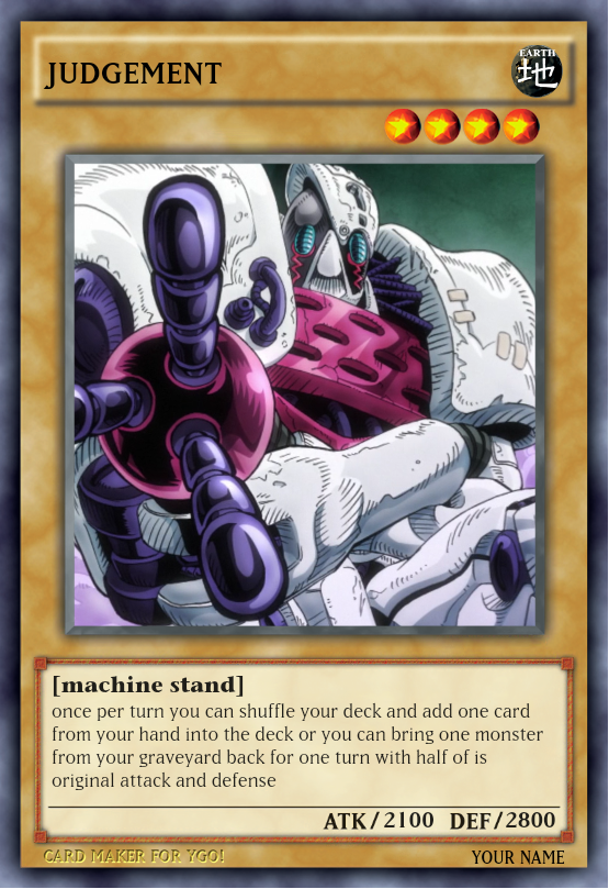 judgement stand fan card by guywithacomputer on DeviantArt