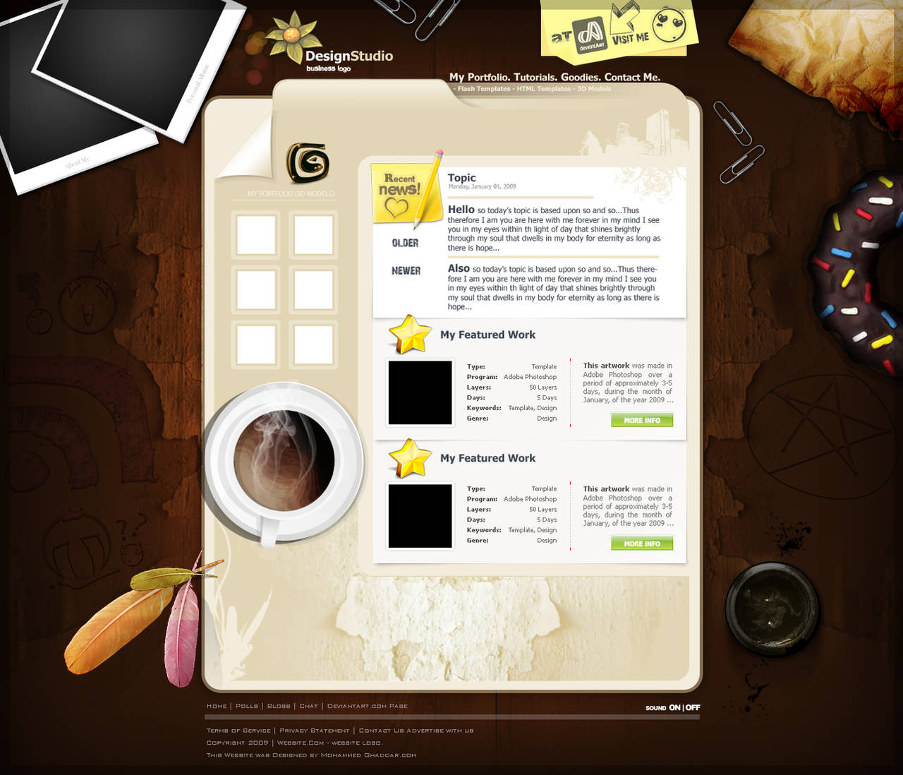 FREE Template - FREE Download by mohammedghaddar