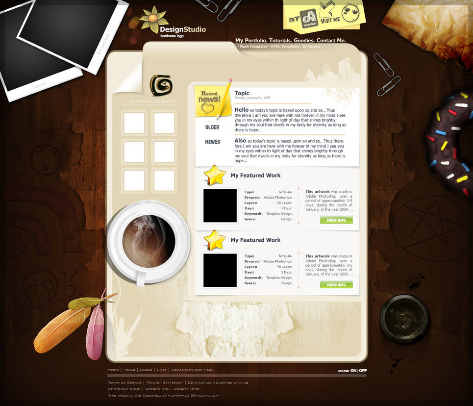 FREE Template - FREE Download by mohammedghaddar