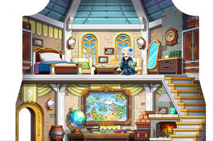 Yukari in Her Room