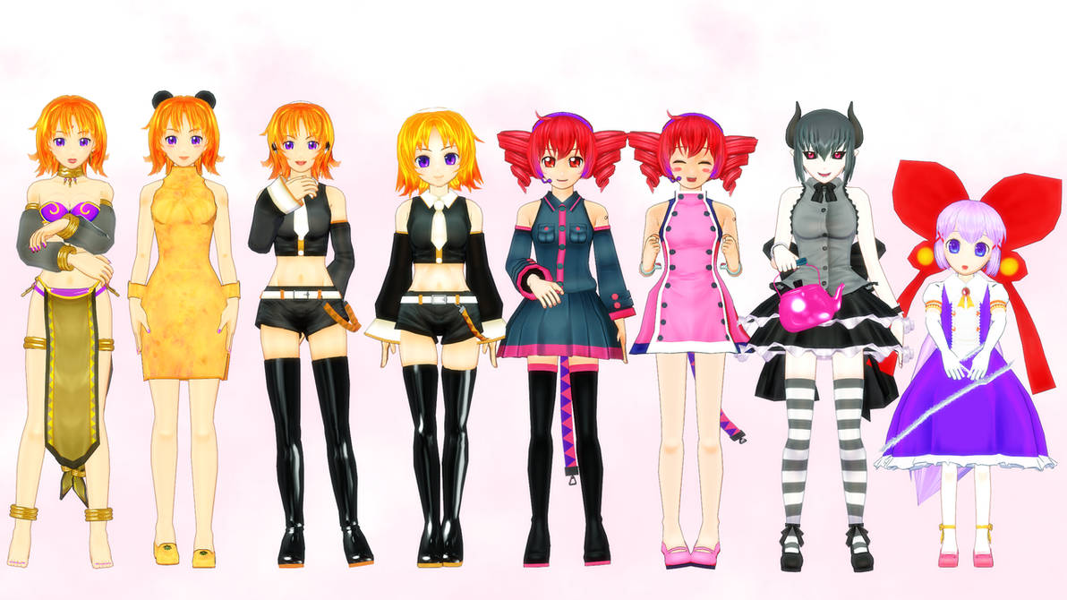 MMD Models that I have made until now part.2 by YaitaSake on DeviantArt