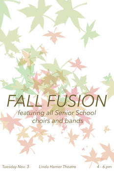 Fall Fusion poster design 2