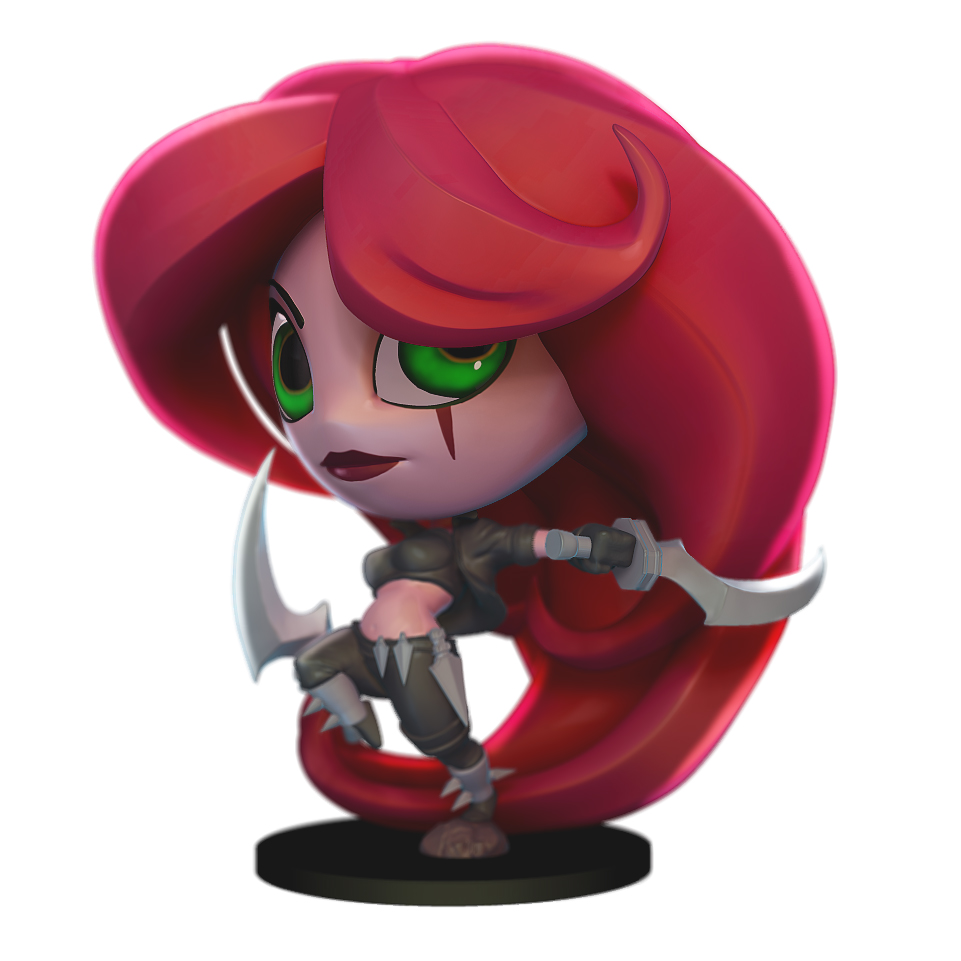 Katarina Figure Render