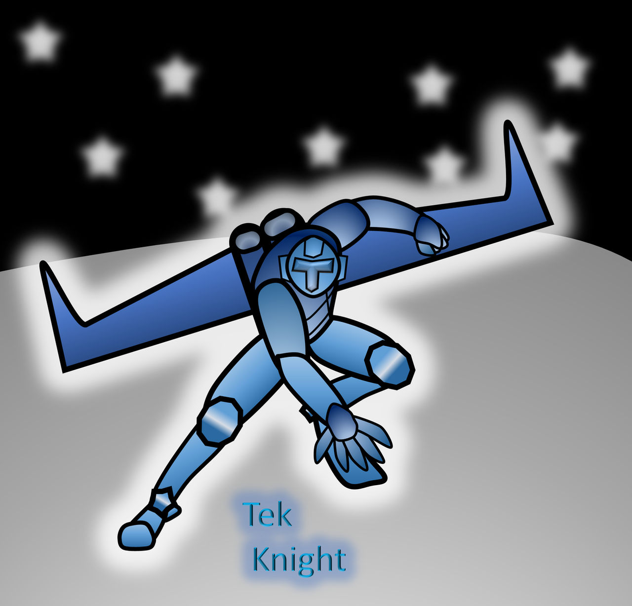 Tech Knight Silver Tek Knight by daviudart on DeviantArt