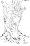 Inktober 01 - Dryad by Elementis
