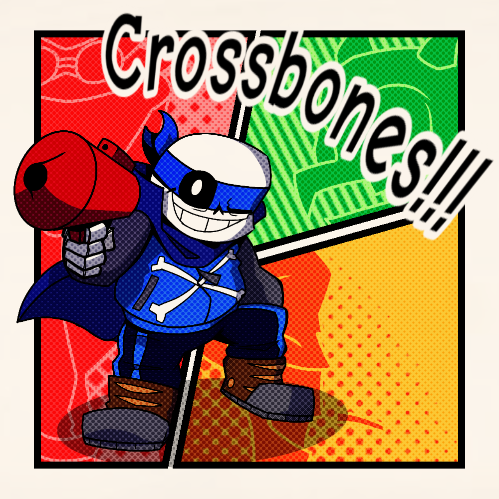 Spring Crossbones Crossbones by TophatSkelle on DeviantArt
