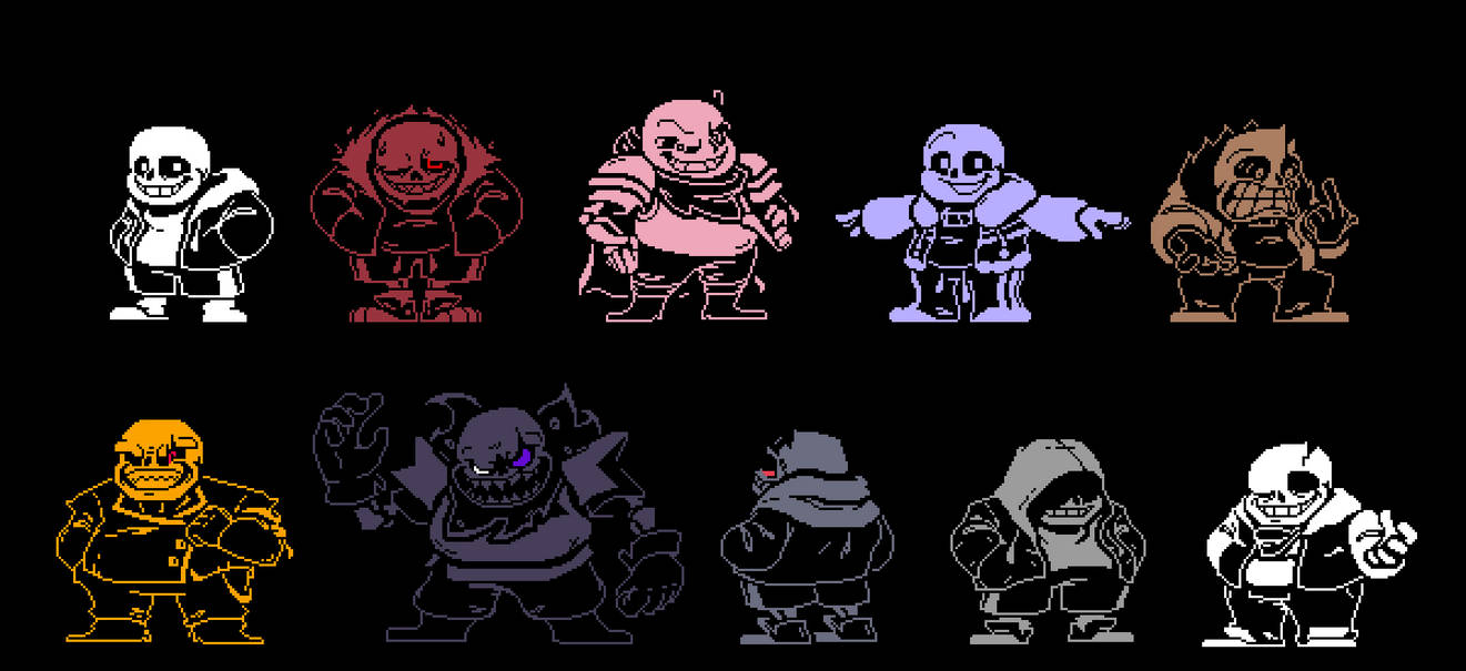 Normal Sans Sans Aus... Again +2 more by TophatSkelle on DeviantArt