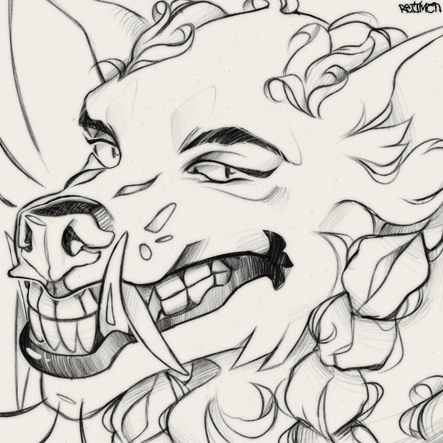 Sketch for Toyo by MrReitman on DeviantArt