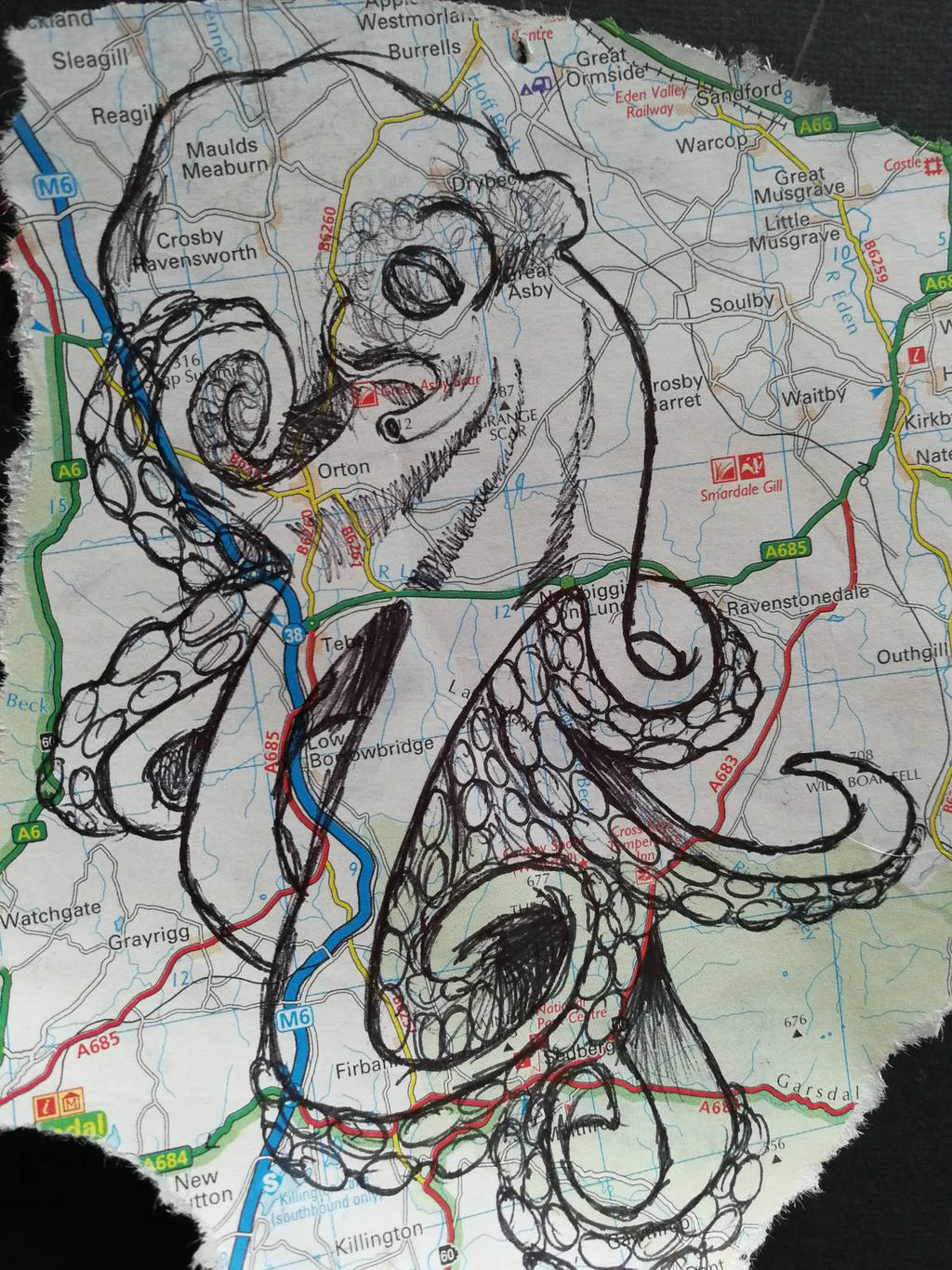 Octpus Map octopus map by Hazelxx on DeviantArt