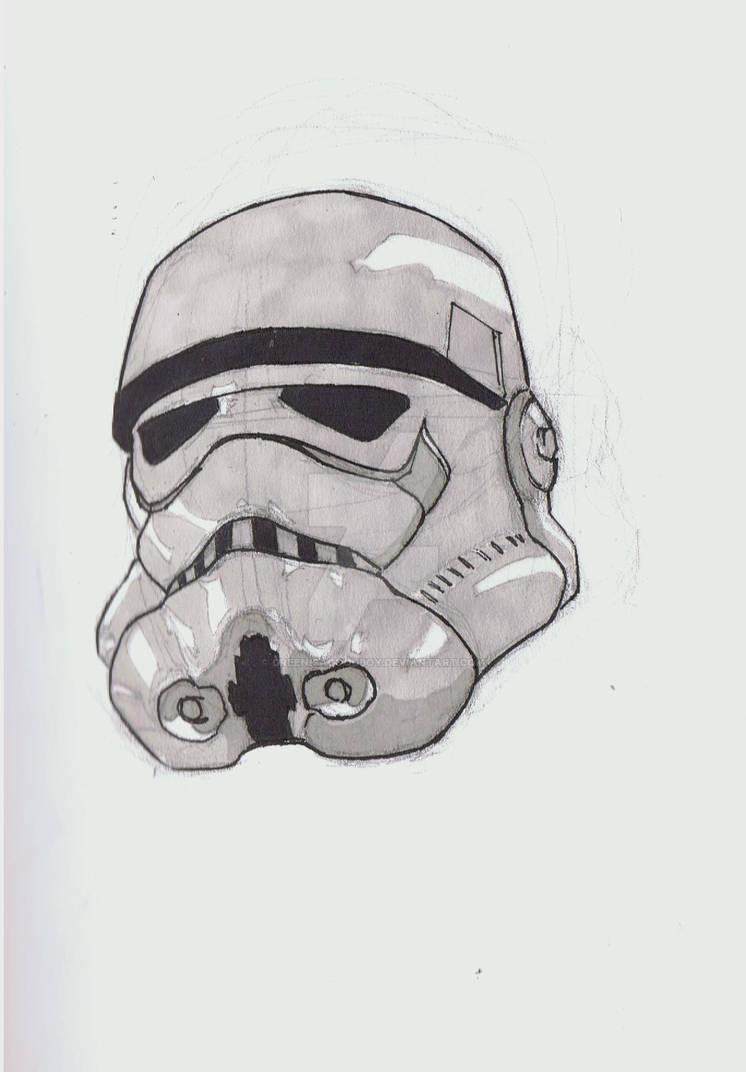 Star Wars Stormtrooper's Helmet by greenisagoodboy on DeviantArt