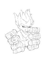 Junkrat Lineart