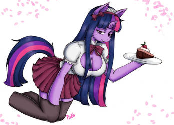 Serving Master -Twilight Sparkle- by PinkKoffin