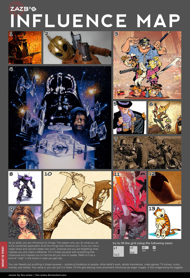 Influence Map by zazB on DeviantArt